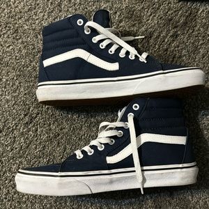 Vans blue shoe high top
